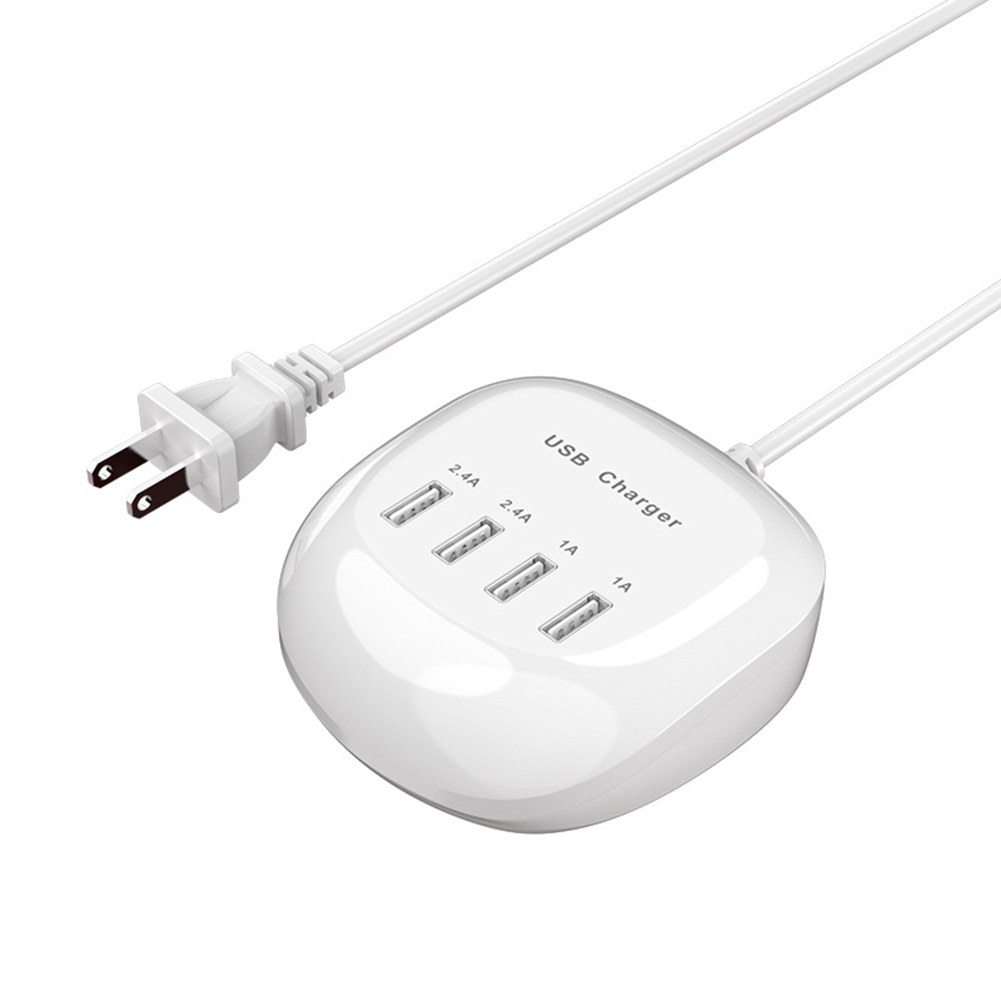 

4 Port USB Charger Station Smart Fast Charging Dock for Mobile Phone Tablet, 501 Original