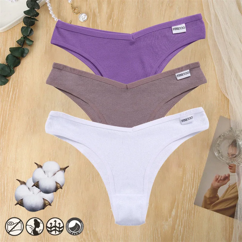 Billionm Cotton Women Panties Sexy V Waist Underwear T-back Underpants Woman Brazilian Pantys Female Briefs Intimates Lingerie