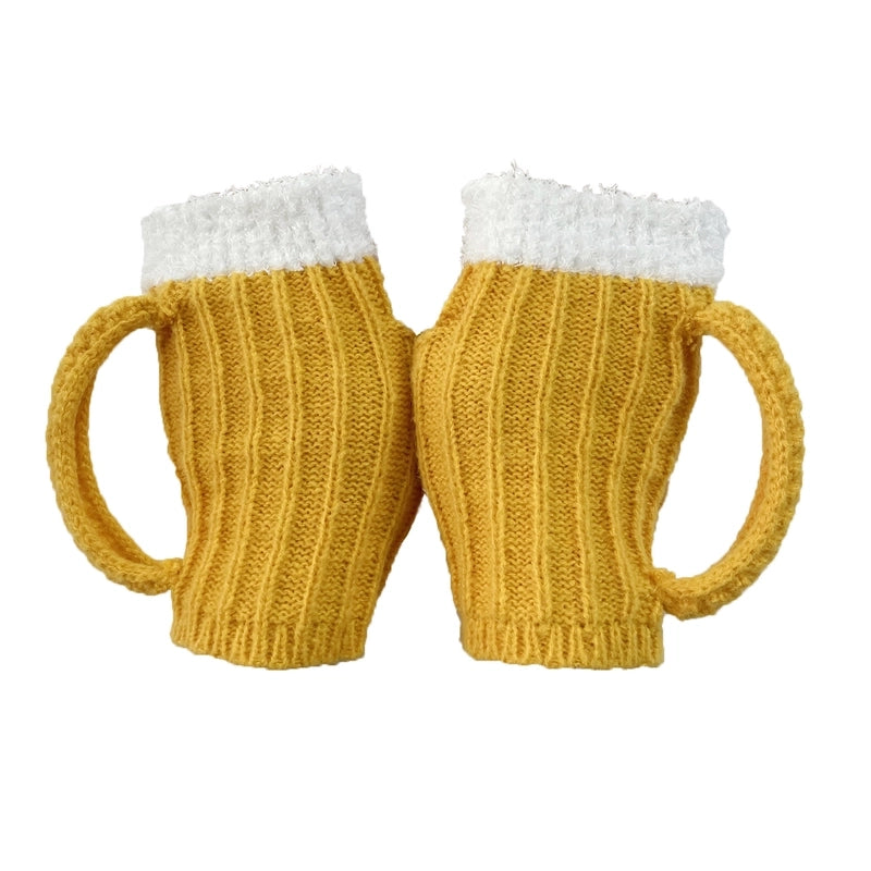 Women’s Original Design Color Block Gloves 1 Pair