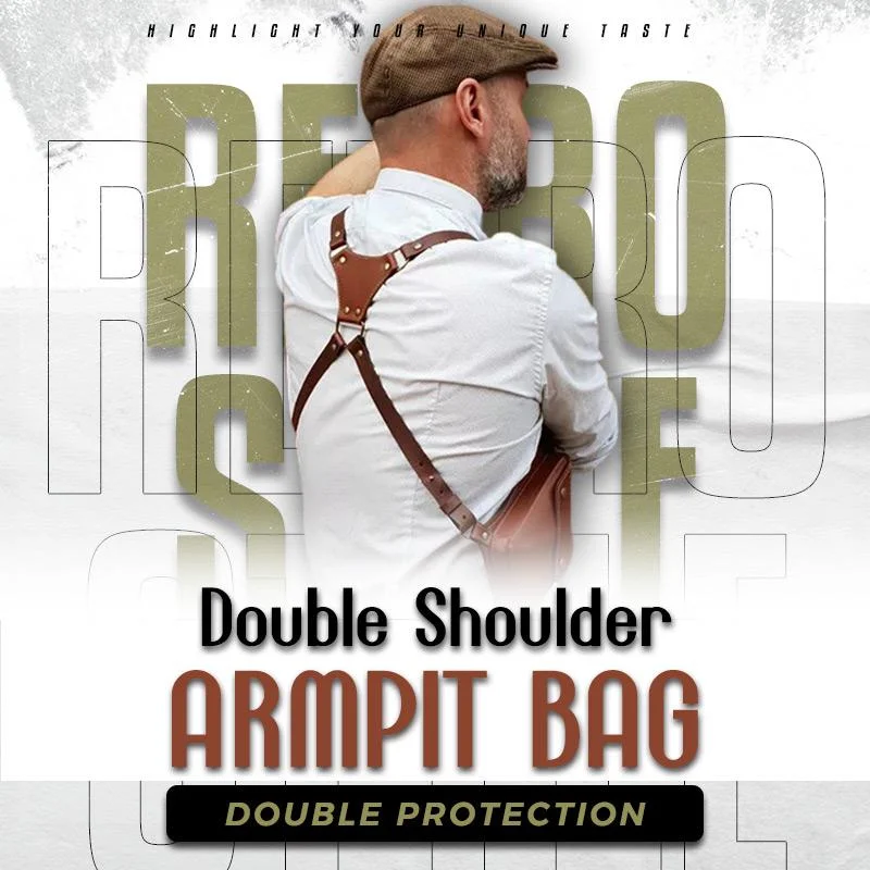 Double Shoulder Armpit Bag