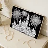 uk.everydayedeals DIY Pearl Painting With Frame - Handmade Self-Adhesive Pearls - Castle(20*30cm)
