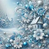 Winter Scenery-11CT Stamped Cross Stitch 40*40cm/15.75*15.75in tapestrymarket