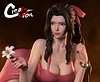 Female Motorcyclist Series Aerith Gainsborough - (FF7) Final Fantasy VII Resin Statue - Creation-Studios