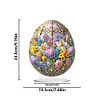 (US Only)2D Flat Easter Egg DIY Desktop Diamond Art Kits Double-Sided Bedroom Table Decor