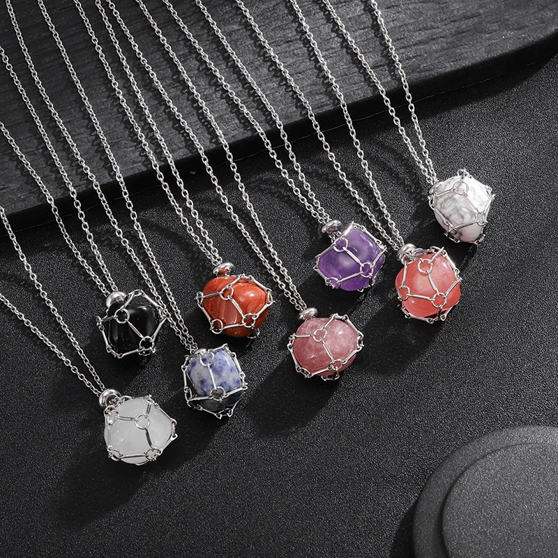 Crystal Holder Necklaces 