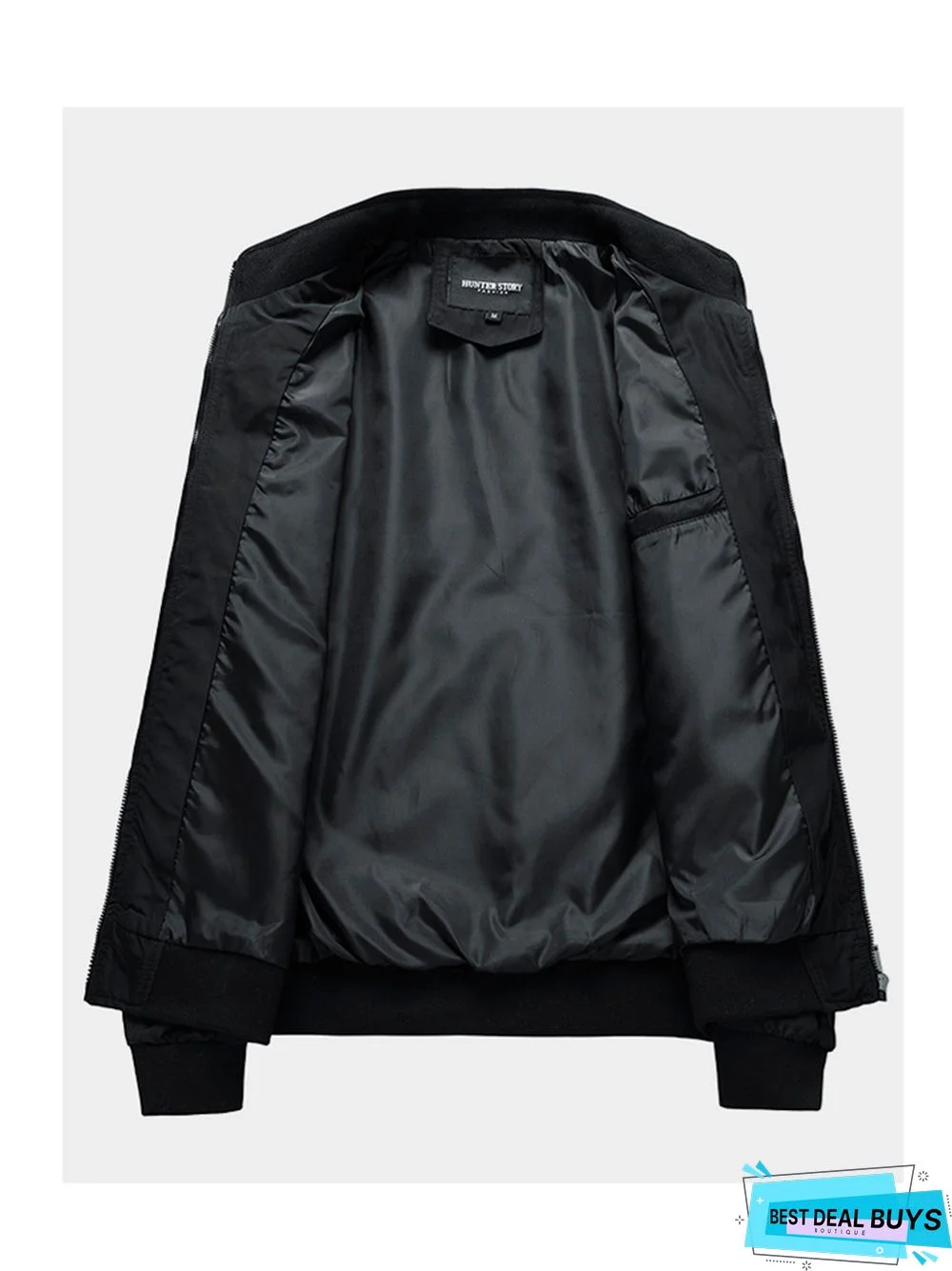 Men's Casual Solid Color Thin Jacket Coat