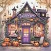 Halloween Store-11CT Stamped Cross Stitch 50*50cm/19.69*19.69in tapestrymarket