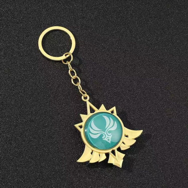 Genshin Impact Mondstadt Liyue Vision Luminous Keychain