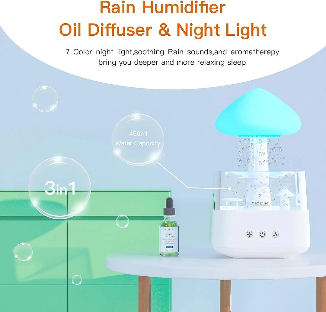 Newmelo Sleep Aid Aromatherapy Machine Humidifier- Hot Sales 70% OFF