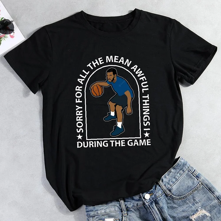 Basketball  Round Neck T-shirt-Annaletters
