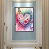 (50*60cm)Heart Flower - Full Round Drill Diamond Painting