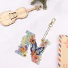 1Pc DIY Diamond Painting Lettter Keychain