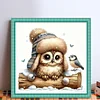 Winter Bird-11CT Stamped Cross Stitch Kit(40x40cm)