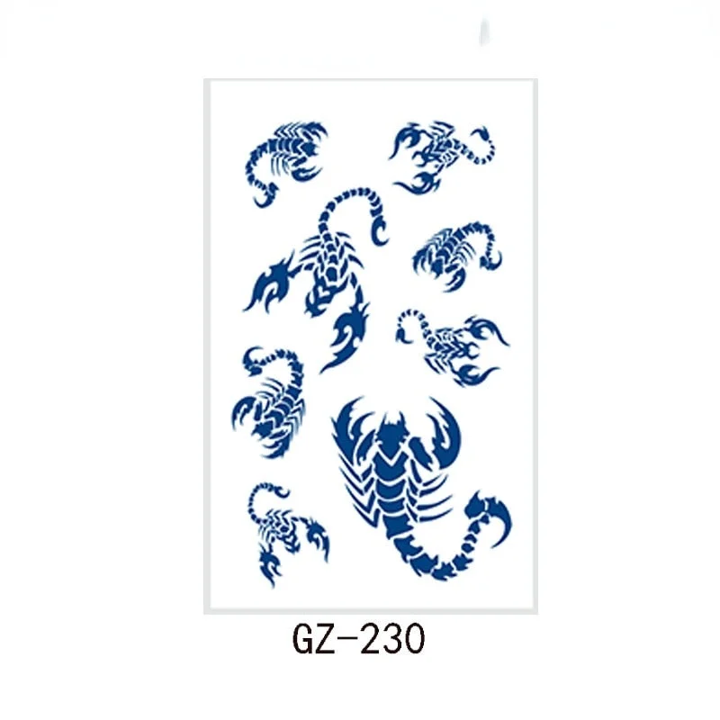 Net Red Herbal Juice Tattoo Sticker Semi-permanent Waterproof Sweat Resistant Tattoo Masking Scar Tattoo Sticker