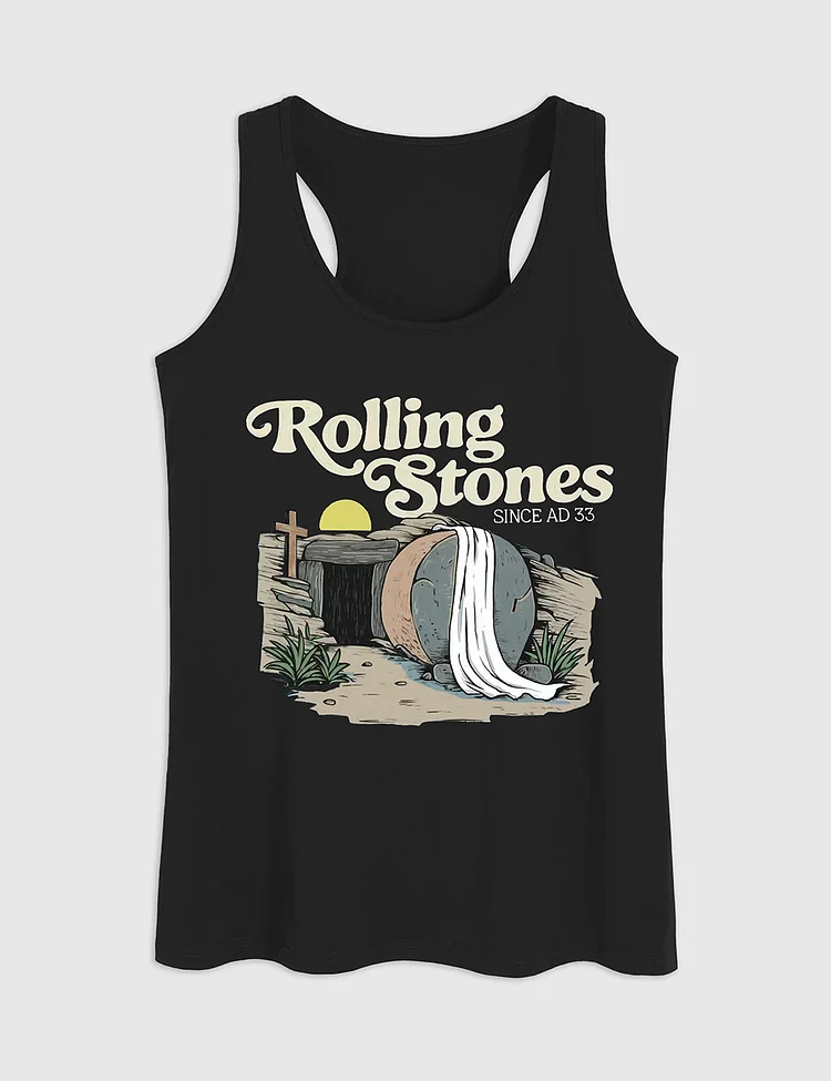 Women&rsquo;s Rolling Stones Jesus Christ Faith-Based Tank