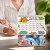 DIY Diamond Painting Special Shape Desktop Cabin Calendar Organizer Box Kit(Dolphin)