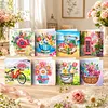 8pcs/set DIY Diamond Painting Greeting Cards Thanks Mosaic Postcards Kits