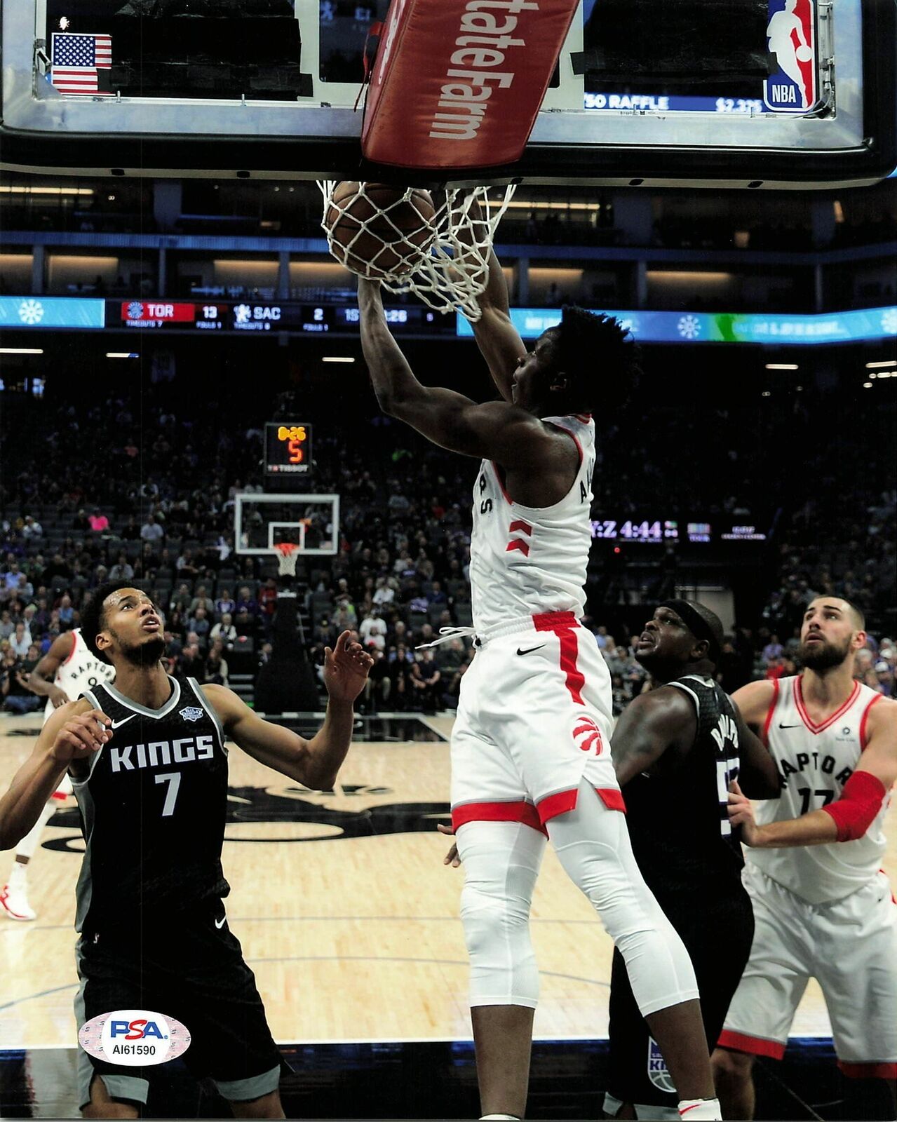 OG ANUNOBY signed 8x10 Photo Poster painting PSA/DNA Toronto Raptors Autographed