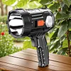 Solar USB Rechargeable LED Flashlight Camping Torch for Camping Hiking Emergency
