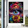 (50*70cm)Eye of the Flower - Full Round Drill Diamond Painting