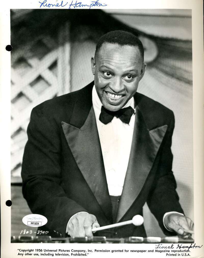 Lionel Hampton JSA Coa Signed 8x10 Photo Poster painting Autograph