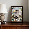 Diamond Painting-DIY Special Shaped Drill Pearl Painting Eagle(30x40cm)