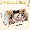 Hat for Snowman DIY Pearl Diamond Painting PU Cover Tissue Holder Kit Pearl Art Painting Decoration for Home & Gifts