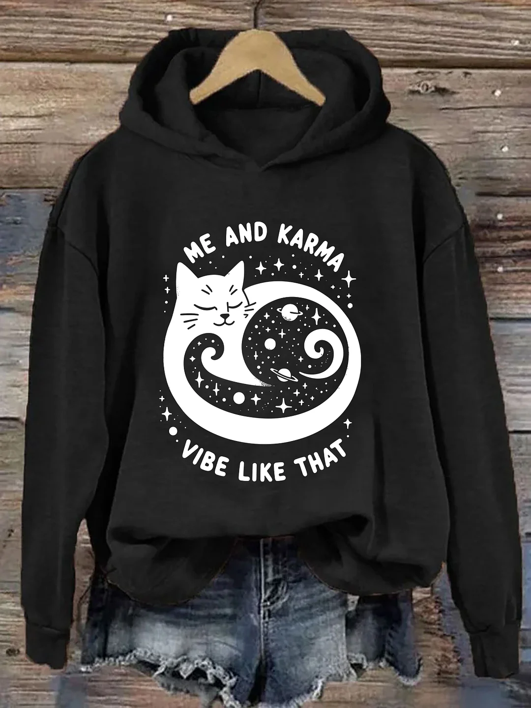 Me And My Karma Vibe Like That Hoodie