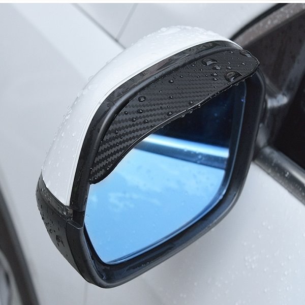 2pcs Car Rear View Mirror Rain Visor Guard