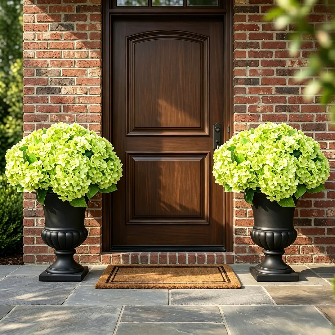 🔥Hot Sale 70% OFF🔥Artificial Outdoor Hydrangea Flowers - UV resistant. Waterproof. Windproof
