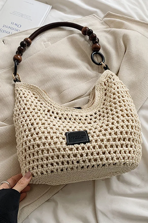 Ins Style Retro Hollow Straw Bag