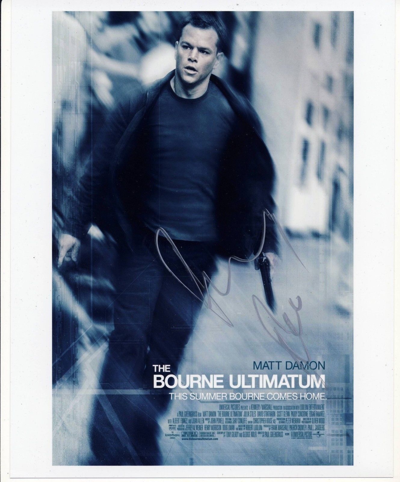 Paul Greengrass Autograph BOURNE DIRECTOR Signed 10x8 Photo Poster painting AFTAL [4352]