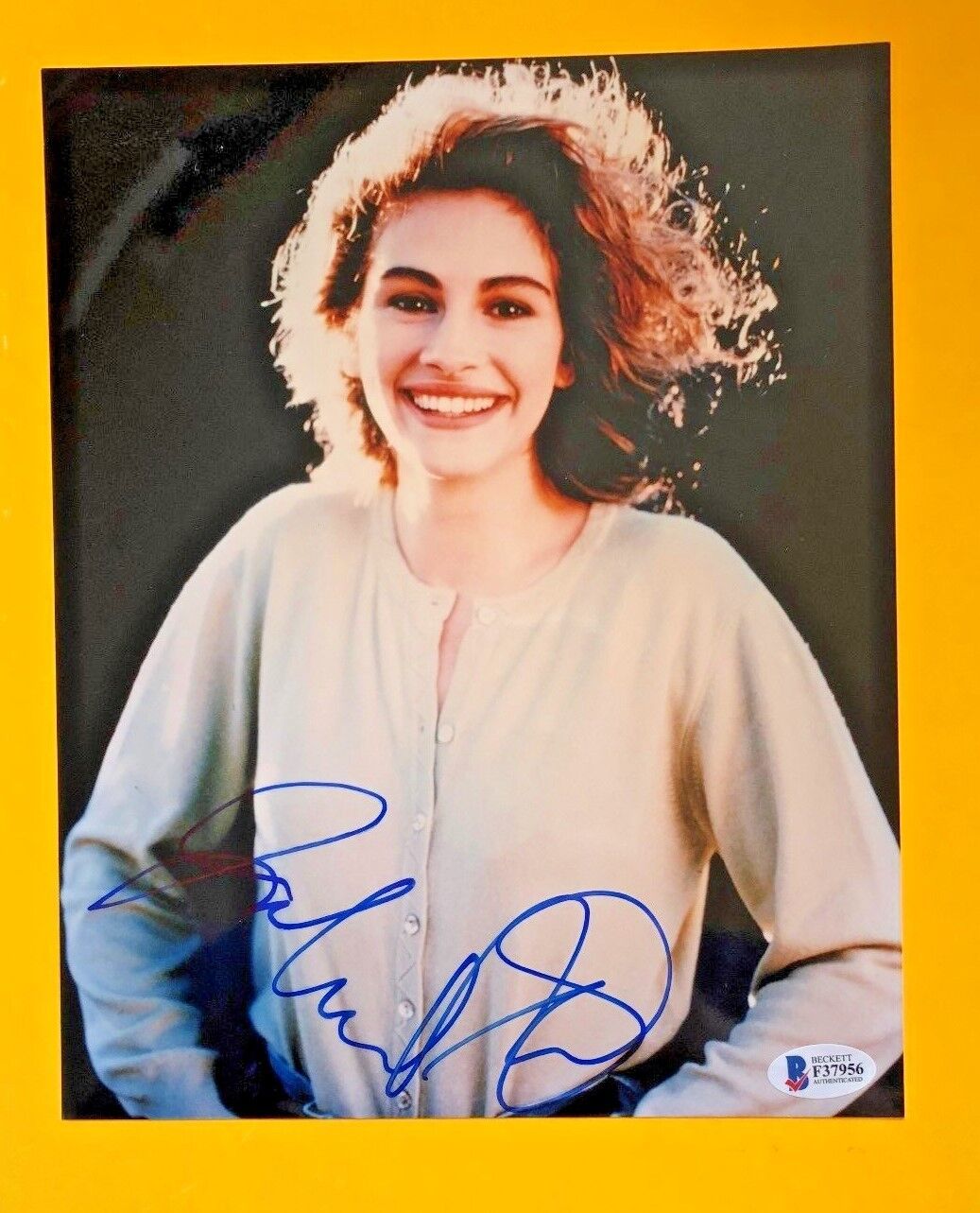 JULIA ROBERTS AUTOGRAPHED 8X10 SIGNED Photo Poster painting BECKETT CERTIFIED