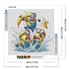Minions - Rundbohrer Diamantmalerei - 40*40cm