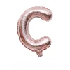 20PCS English Letters 16" Aluminum Film Golden Silver Rose Gold Balloons Birthday Party Decor
