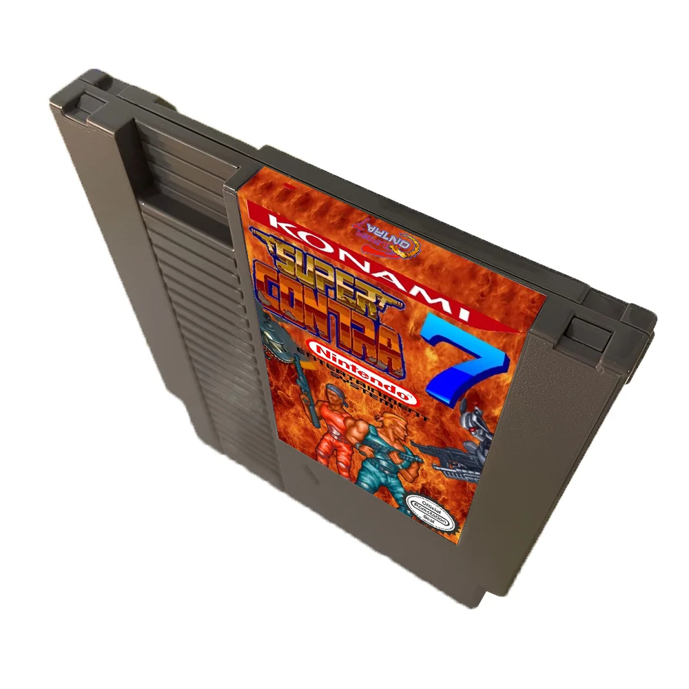 Super Contra 7 NES For Nintendo Entertainment System Console - 8 Bit Game Cartridge