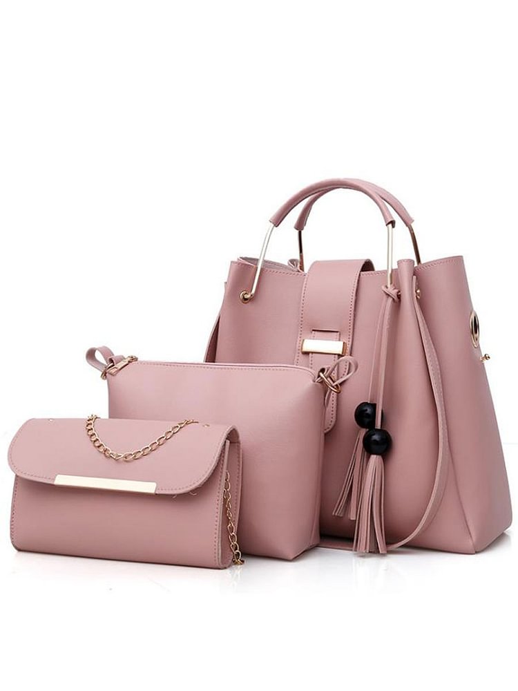 New Style Two Pieces Plain Shoulder Bag