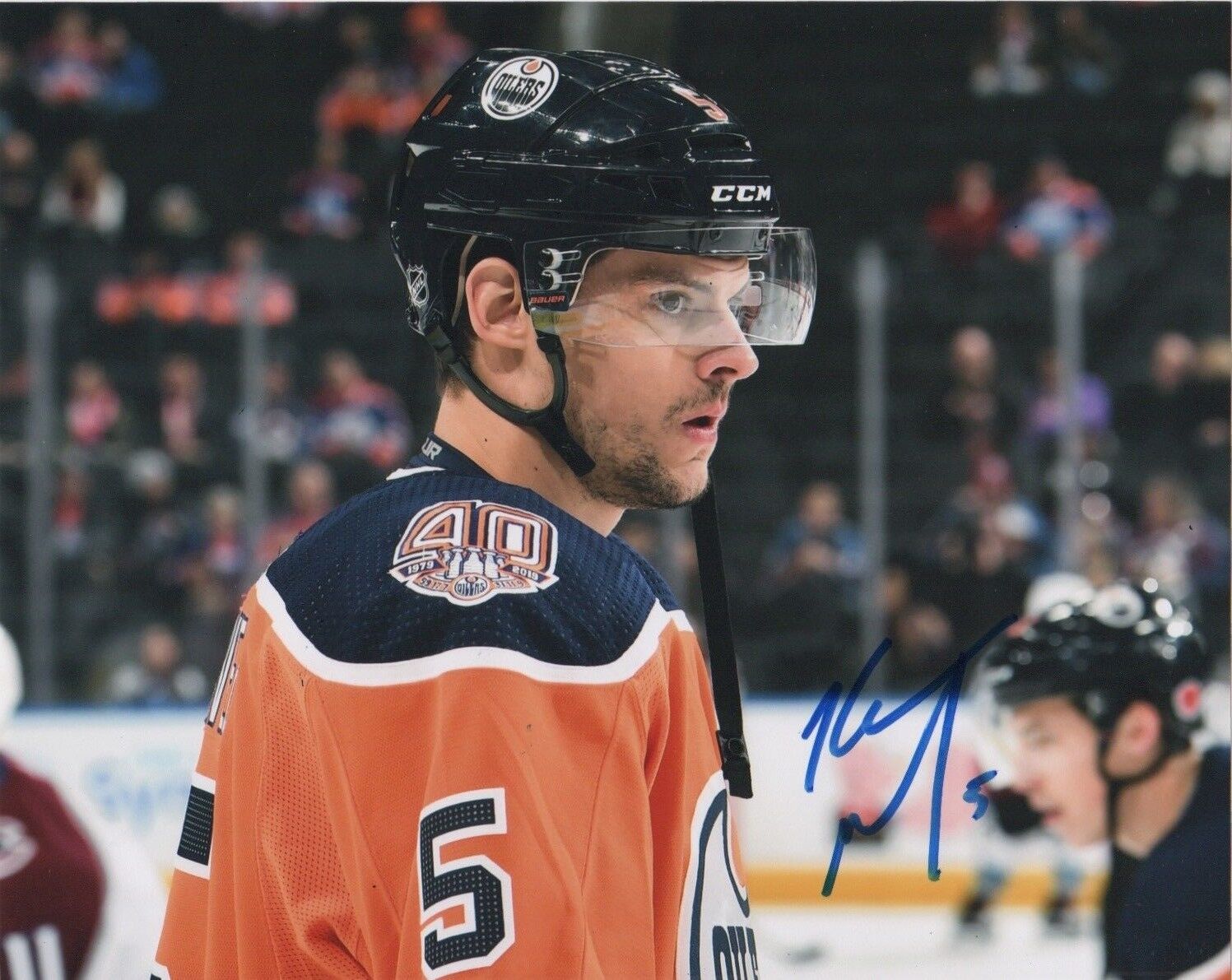 Edmonton Oilers Kevin Gravel Autographed Signed 8x10 Photo Poster painting NHL COA #8