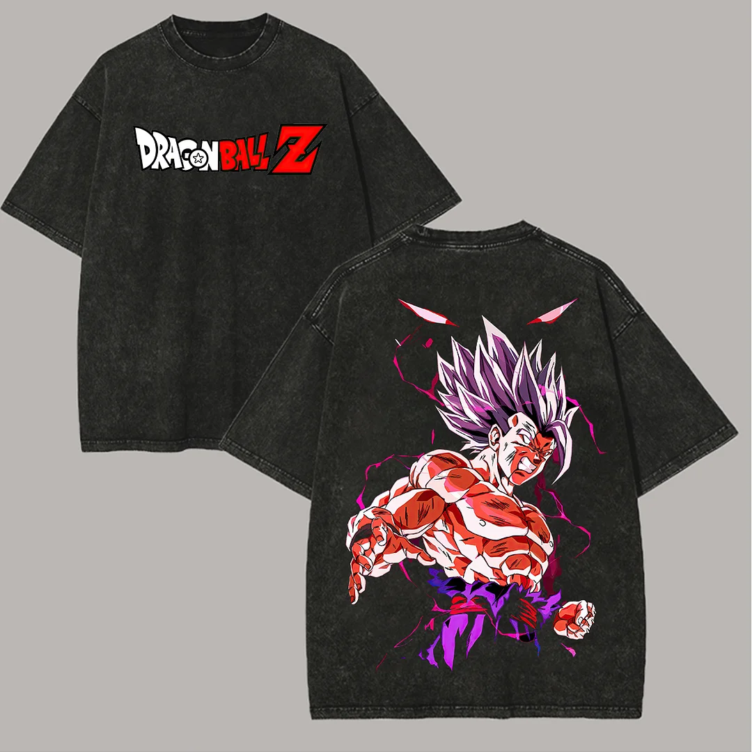 Dragon Ball Z Printed Unisex Washed T-Shirt