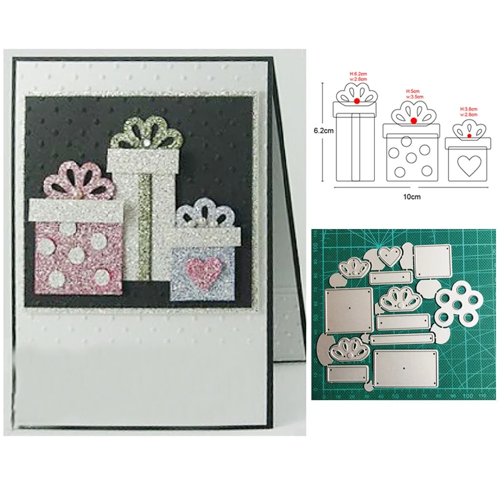 Craft Dies Candy Box Case Frame Cutting Dies Stencils Dies for Diy Scrapbooking Dies Craft Paper Card Making Metal Dies New 2021