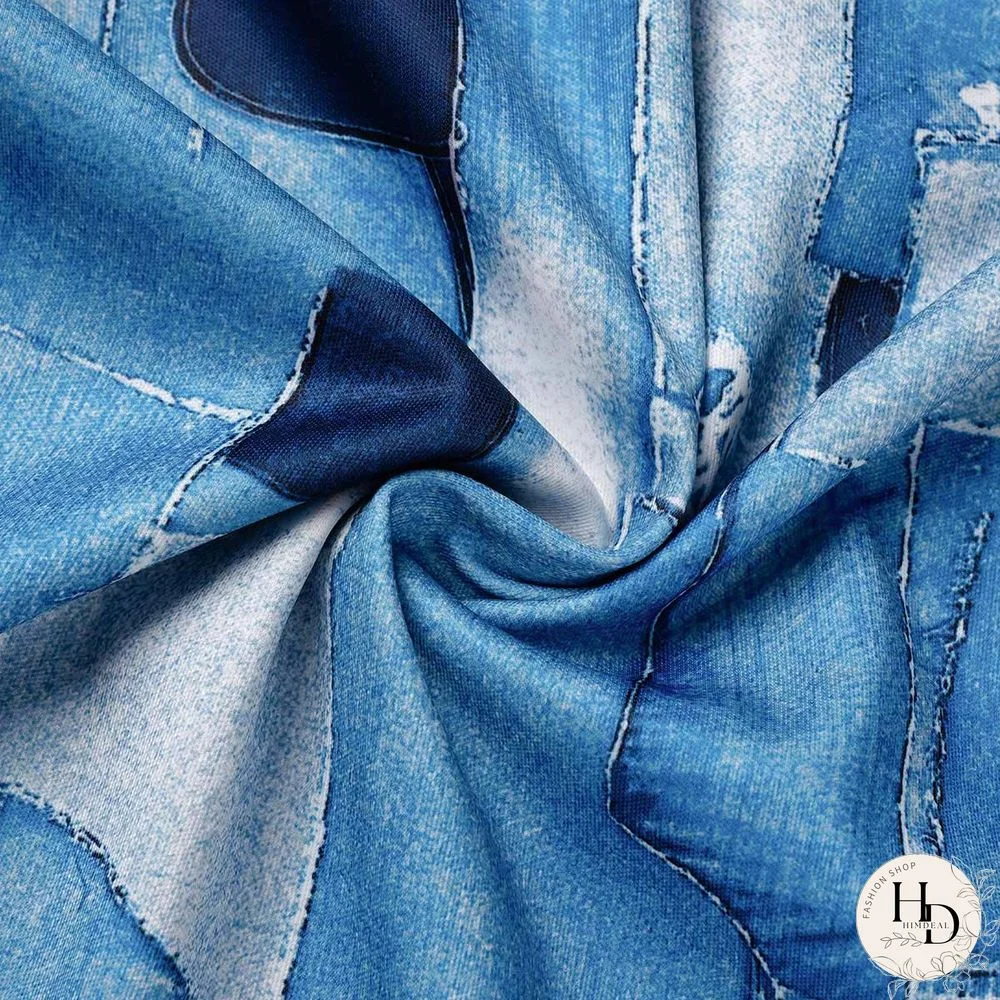 Grey Black Casual Print Patchwork O Neck Short Sleeve Two Pieces