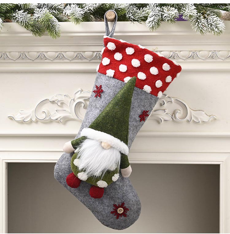 Christmas sock gift bag christmas ornament