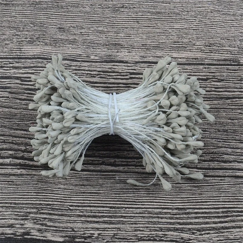 350/1700pcs 5mm Artificial Mini Stamen Matte Handmade Flowers For Wedding Party Home Decoration DIY Gift Box Wreath Decoration