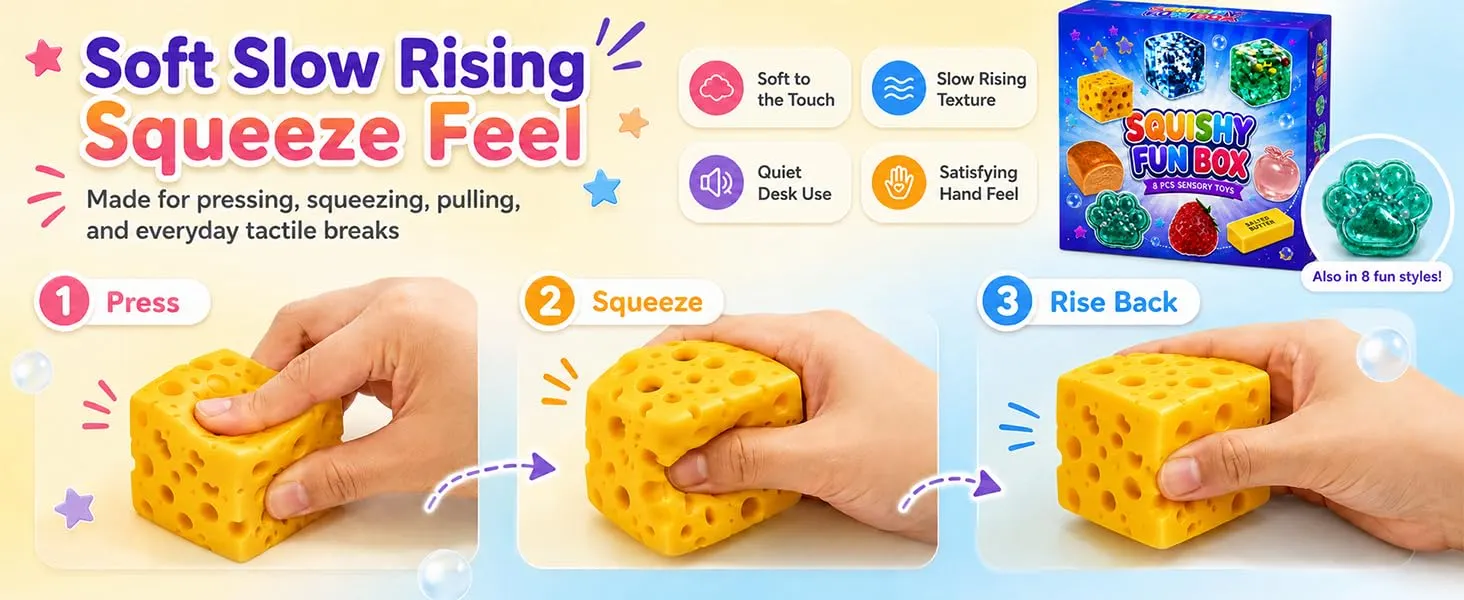 fidget toy toys squeeze soft textured