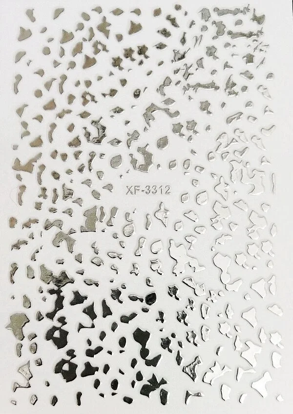 New 3D Bohemia Self-Adhesive Neon Curve Serpentine Letter Stripe Nails Stickers Acrylic Decorations Manicure Design-Nail Inspo