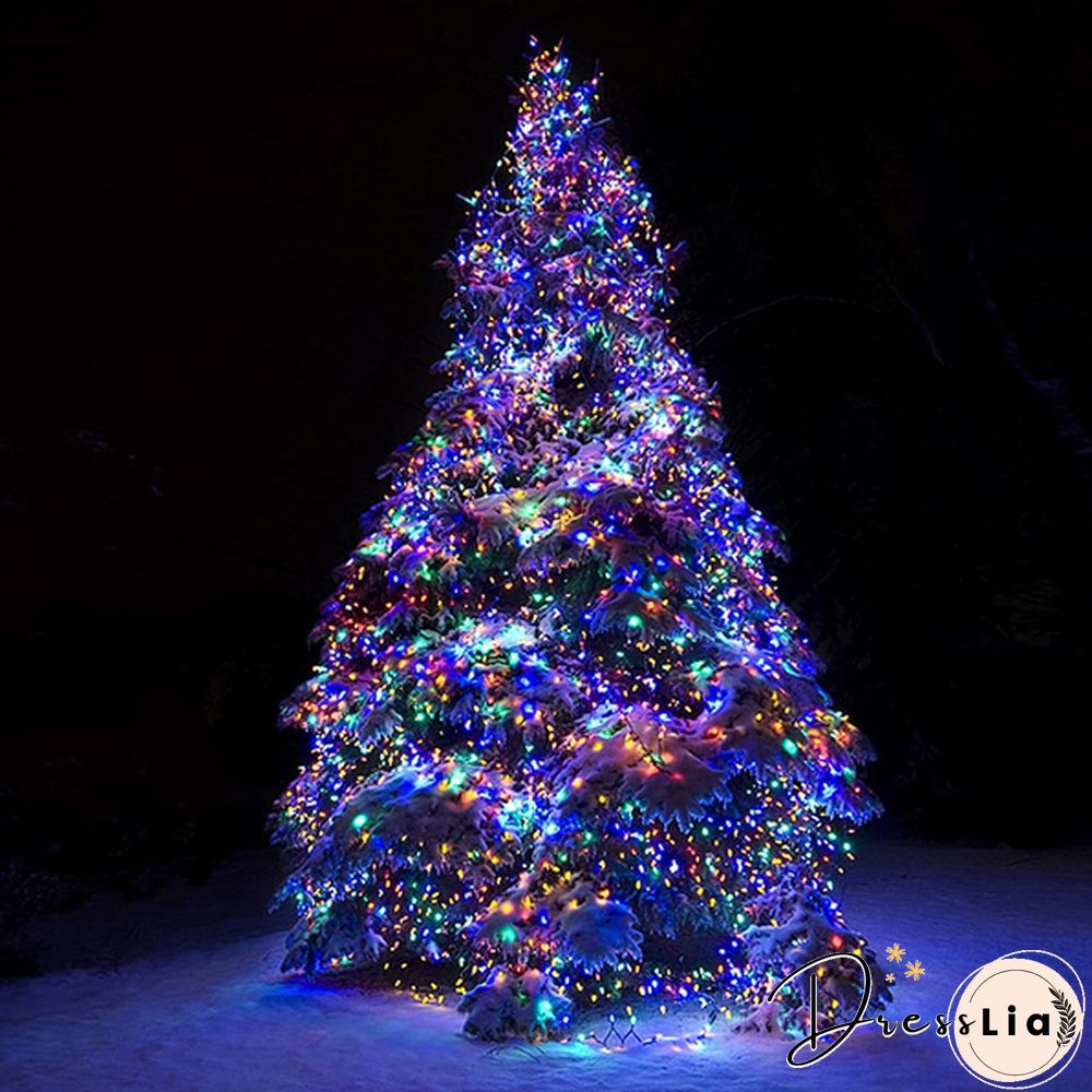 5M 50LEDs 10M 100LEDs LED String Lights Green Wire Remote Control USB Operated Timer Dimmable 8 Modes Fairy Twinkle Christmas Tree Lights Waterproof Starburst Lights for Christmas Birthday Bedroom Corridor Patio Wedding
