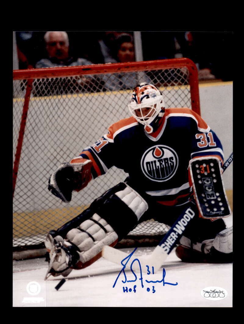 Grant Fuhr JSA Coa Signed 8x10 Photo Poster painting Autograph 2