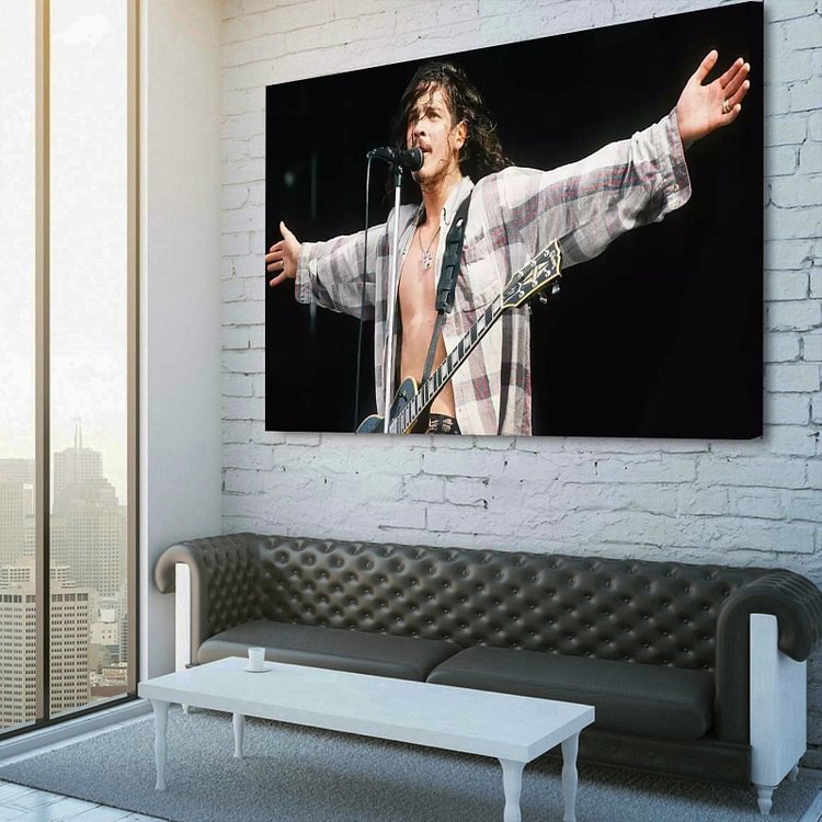 Soundgarden Chris Cornell  Live On Stage Canvas Wall Art