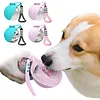 2-In-1 Dog Water Bottle with Silicone Bowl No-Spill Stainless Steel Portable 285ml Dog Water Bottle Ideal for Walking Hiking & Travel