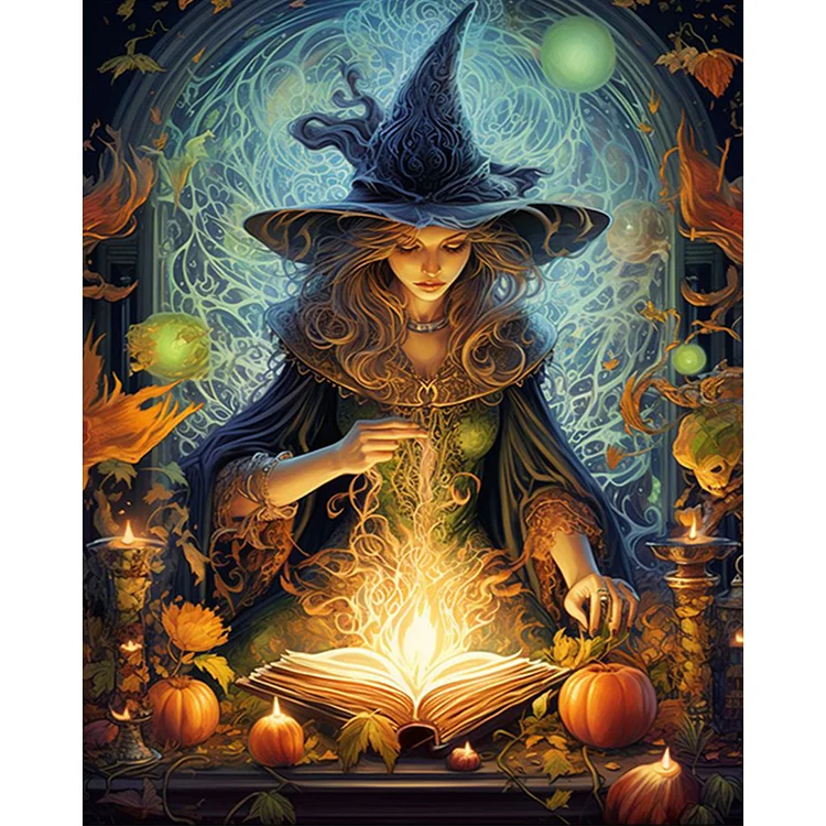 Halloween Witch - Paint By Numbers(40*50cm)